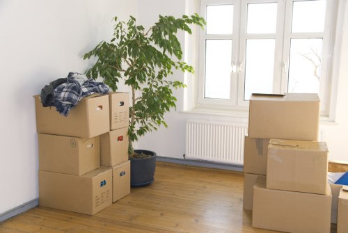 Modern shelving and filing storage for a Stanmore office