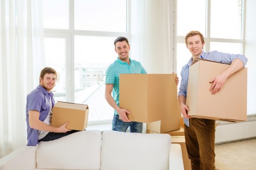Family belongings safely arranged in a Stanmore long-term storage unit