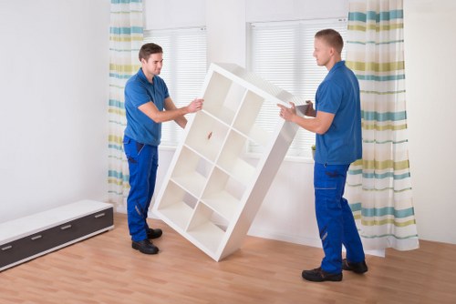 Business inventory stored in a mobile self storage unit in Stanmore